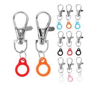 Gatuida 30 Pièces Set de Clips Stylo avec Mousqueton Rotatif Couleurs Assorties pour Porte-badge Rétractable Porte-stylo Lanière Antiperdue pour Infirmiers et Professionnels