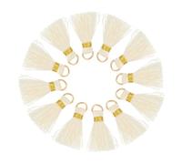 Gatuida 30 pièces Tassels with Circles DIY Craft Accessories Handmade Hanging Pendants for Jewelry and Gift for for for for for for Decoration