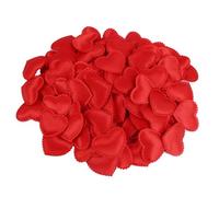 Gatuida 300 Confettis de Cœur 35 CM Rouge pour Décoration Saint-Valentin Mariage Anniversaire - Pétales Artificiels Réutilisables pour Ambiance Romantique Décoration de Table Festive