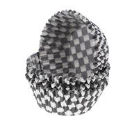 Gatuida 300 pièces Caissettes à Cupcakes Papier à Motif et Blanc Résistantes Graisse pour Muffins et Pâtisseries Accessoires de Cuisson Polyvalents pour Maison et Boutique