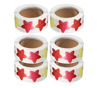 Gatuida 3000 Autocollants Étoiles Pailletées Miniatures Adhésifs en Rouleaux pour Récompense Scolaire Motivation Élèves et Décoration Créative