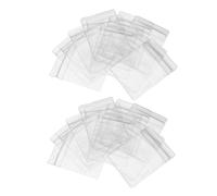 Gatuida 300pièces Transparent pour Bijoux Auto-fermantes Organisateur Pratique pour Boucles Oreilles Anneaux Et Colliers pour Voyage Et Rangement