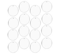 Gatuida 30Pièces Cercles Acryliques Décoratifs Transparente pour DIY Pendentifs Porte Clés Portables Matériaux Durables et Réutilisables pour Bricolage et Décoration Surface Lisse
