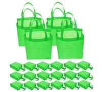 Gatuida 30pièces Sacs Fourre-Tout Réutilisables Tissu Non Tissé avec Poignées Grands Sacs Épicerie Pliables pour Courses Friandises Vêtements