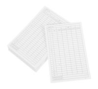 Gatuida 32 Feuilles de Suivi de Score de Golf : Bloc-Notes de Score de Golf - Format de Poche - Feuilles de plastifiées pour Tournois et Parties amicales