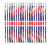 Gatuida 36 Pièces Crayons Festifs à Motif Union Jack, Bois et Aluminium | Design Patriotique Multicolore, Prise Confortable Tpr, pour Cahiers et Papier, Idée Présent pour Anniversaires