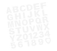 Gatuida 37 pièces Moule Pâtisserie Chiffre et Lettre Blanc Pochoirs Cake Templates DIY pour Décoration Facile à Nettoyer et Réutilisable pour Pâtisserie Maison et Professionnelle