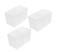 Gatuida 3pièces Boîte à Vernis Et Distributeur De Cotons Cosmétiques De Boîtes De Rangement pour Cotons Dissolvants Et Accessoires De Beauté