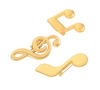 Gatuida 3pièces Broches Notes De Musique Rétro Bijoux Pour Hommes Et Femmes Épingle Polyvalente Pour Costumes Et Chemises Accessoire Élégant Pour Fêtes Et