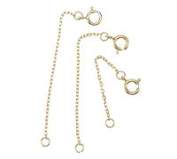 Gatuida 3pièces Chaînes Extension Argent Pour Colliers Et Bracelets Accessoires Diy Argent Sterling Longueurs Extensions Pratiques Et Durables Pour Bijoux Femme