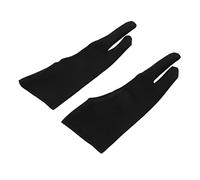 Gatuida 3pièces Gants De Dessin Anti-dérapants pour Artistes Paquet Gants à Deux Doigts pour Tablette Graphique Et Dessin Traditionnel Confort Et Protection Les Taches