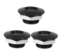 Gatuida 3pièces Kit De Verrouillage De Capot Avec Bouton Poussoir Goupille De Libération Rapide Accessoire Pour Voitures Alloy Installation Facile