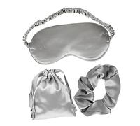Gatuida 3pièces Masque De Sommeil Soie Imitation Avec Pochette De Rangement Et Élastique Pour Voyage Cache-yeux Confortable Et Apaisant Pour Insomniaques Unique Élégant Et Doux Pour Repos