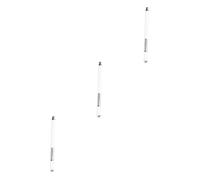 Gatuida 3pièces Stylus Double Écran Capacitif Métal pour Téléphones Et Tablettes Crayon Tactile avec Disque Précis Blanc