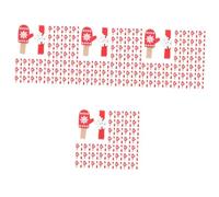 Gatuida 4 Ensembles Grandes Décorations De Noël Boules De Sapin De Noël Ornements De Noël d'or Décorations De Noël Bricolage Clips De Notes De Noël Extraits en Bois 100 Pièces * 4
