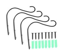 Gatuida 4 ensembles Lot de Crochets pour Suspension Murale de Paniers à Plantes Supports Solides et Âge Style Vintage Campagne Accessoires Muraux pour Pots de Fleurs Intérieur et