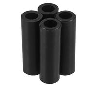 Gatuida 4 Manchons Métalliques Filetés pour Boulons de Support de Roue de Poubelle Extérieure Inserts Filetés en Fer Résistants aux Intempéries Accessoires Universels pour Montage et