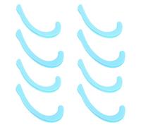 Gatuida 4 paires Crochets Extension de Bande de Masque Silicone Semi-transparent Bleu Accessoires Pratiques pour Oreilles Anti- Usage Extérieur Quotidien