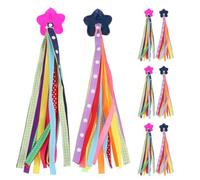 Gatuida 4 Paires Rubans de Guidon pour Garçon et Filles, Plastique | Accessoire Décoratif, Installation Facile et Maintien Sûr, pour Sorties Dehors, Garçons et Garçon et Filles