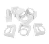 Gatuida 4 Paires Support Autocollant pour Tringle à Rideau Crochet sans Perçage Fixation Murale pour Tringle Penderie Installation Facile