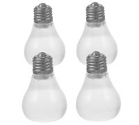 Gatuida 4 Pièces Ampoule Qui Brille dans Extensible Domestique Anti-Pression Jouets Mignons Jouets spongieux pour Enfants Animaux spongieux Plastique Transparent