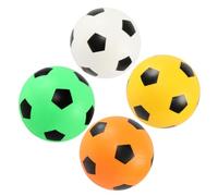 Gatuida 4 pièces Balles de Football Garçon Fille Jouets de Football Mousse Colorés Orange Vert pour Activités Intérieures et Extérieures Renforcez Les Liens Parent Garçon Fille