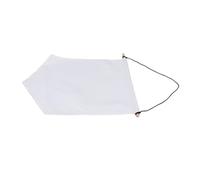 Gatuida 4 pièces Banderole Murale Toile Blanche Drapeaux Vierges pour Affichage de Pins Décoration DIY Résistante et Polyvalente pour Mur Intérieur