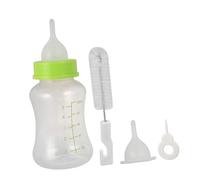 Gatuida 4 pièces Bouteille Alimentation pour Chiot Silicone avec Large Ouverture Kit Nourrisseur Durable et Facile à Nettoyer Accessoires pour Alimentation Couleur Couleur Aléatoire