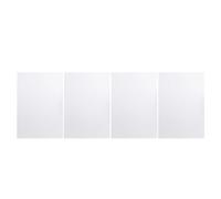 Gatuida 4 Pièces Brouillon Papier à Dessin Carnet de Croquis Papier de Protection Oculaire Blanc Épais Blanc pour Calcul et Écriture Étudiants et Garçon et Filles