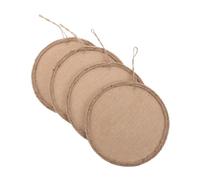 Gatuida 4 Pièces Canvas Boards For Painting Burlap Fabric Panels With Frame For DIY String Weaving Art Enhancing Creativity And Coordination And Nursery Wall Decor