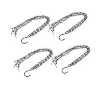 Gatuida 4 pièces Chaînes Suspendues avec Crochets pour Pots de Fleurs Pratique et pour Jardinières et Mangeoires à Oiseaux