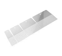 Gatuida 4 Pièces Civière de peigne à dents décoration maison outil de grainage de mur outil de texture de décoration intérieure Grey