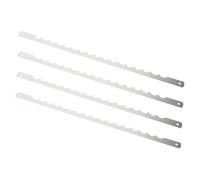 Gatuida 4 pièces Couteau de Dentelé Rechange pour Machine à Lames Trancheuses Réutilisables pour Toast Gâteau et Pizza Coupe Facile