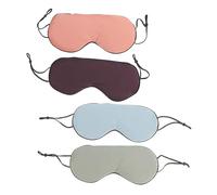Gatuida 4 pièces de Sommeil Double Face Glace Couvre Oeil et Confortable pour Voyage Bureau et Détente