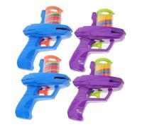 Gatuida 4 Pièces Disc Shooter Set for Soft Flying Disc Launcher Toy for Outdoor Beach Games and Family Activities