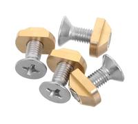 Gatuida 4 pièces Écrous T Acier Inoxydable pour Fixation Planche Hydrofoil Lot pour Montage Glissière Maintien Fiable pour Activités Nautiques et Voile