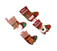 Gatuida 4 Pièces Ensemble De Noel Personnalisés Jouets De Noël De Lumières De Sapin De Noël Solaires Crochets De De Noël Fête De Noël Détenteurs De De Noël Brossé