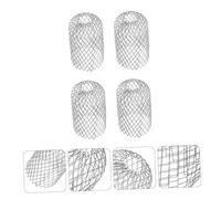 Gatuida 4 pièces Filtre Gouttière Maille Protège Tuyau Gouttière et Débris Installation Facile sans Outils Filtre Drainage Eau Pluie Ajustable