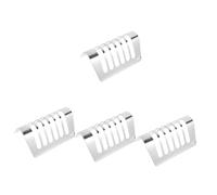 Gatuida 4 Pièces Grille à INOX Cuisson Afficher Étagère à Stockage Miche De Porte-Toast De Cuisine Grille- Réutilisable Porte- Acier Inoxydable Silver
