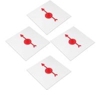 Gatuida 4 pièces Jeu Mathématiques Transparent avec Flèche Rotative Plastique Apprentissage Effaçable pour Soirées et Enseignement Matériel Pédagogique Interactif