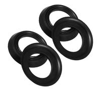 Gatuida 4 Pièces Joint de Bride de Vidange D'urinoir en Caoutchouc Noir, Étanche et Facile à Installer, Accessoire pour Urinoirs Domestiques et Commerciaux, Diamètre Intérieur 1,7 Pouces