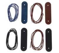 Gatuida 4 pièces Lot de Bandes Vintage pour Carnets Protège-bords Élastiques pour Journaux Accessoires de Liaison pour Cahiers Rechargeables Sangles de Remplacement pour Cordon