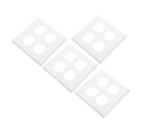 Gatuida 4 Pièces Lot de Caches Prises Muraux Américains Plaques Murales Voies Incassables Design Élégant et Installation Facile pour Maison et Bureau