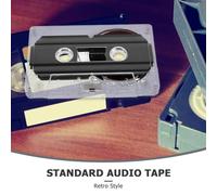 Gatuida 4 pièces Lot de Cassettes Audio Vierges Standard pour Enregistrement Clair Design Rétro Vintage pour Enseignement DIY Fêtes et Messages Personnalisés