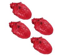 Gatuida 4 Pièces Lot de Cœurs Factices Sanglants Réalistes Décor Halloween Effrayant pour et Fête