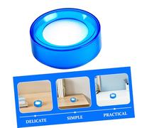 Gatuida 4 pièces Lot de Éponge Doigt Humidificateur pour Comptage Dargent Tasse Ronde Plastique pour Manipulation Rapide de Billets Accessoire de Bureau pour Caissiers et Banques