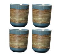 Gatuida 4 pièces Lot de Tasses à Thé Vintage Design Classique et Multi-usage pour Maison Bureau et Restaurant Tasse à Café et Eau Décorative
