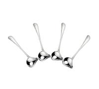 Gatuida 4 Pièces Louche à Sauce Inox à Bec Verseur Canard Cuillère de Service Longue Poignée Sécurisée pour Sauces et Jus Usage Cuisine Maison et Professionnel