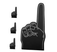 Gatuida 4 pièces Mains Mousse EVA Légères et Réalistes Accessoires Pom-Pom Girl pour Fête Anniversaire et Événements Sportifs Support Esprit Équipe Décoration