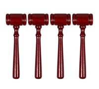 Gatuida 4 pièces Marteau de Juge Bois Drôle pour Marteau de Cour Compact Outil de Coordination Main-œil pour Jeu de Rôle